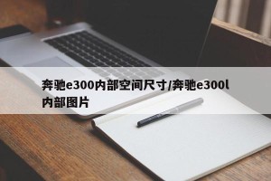 奔驰e300内部空间尺寸/奔驰e300l内部图片